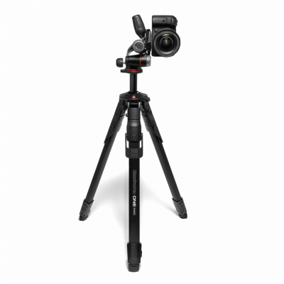 Tripé Manfrotto ONE Photo em alumínio com cabeça XPRO de 3 vias MKONEPA-3W